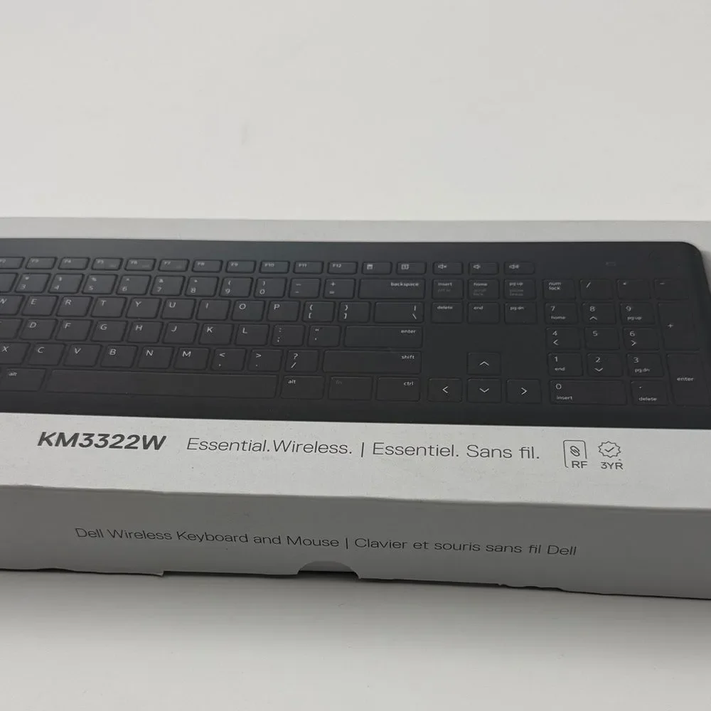 Dell Black wireless Keyboard and Mouse Set